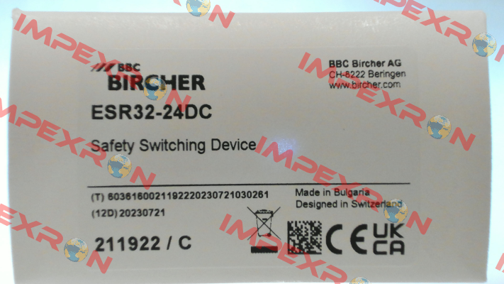 211922 / ESR32-24VDC Bircher